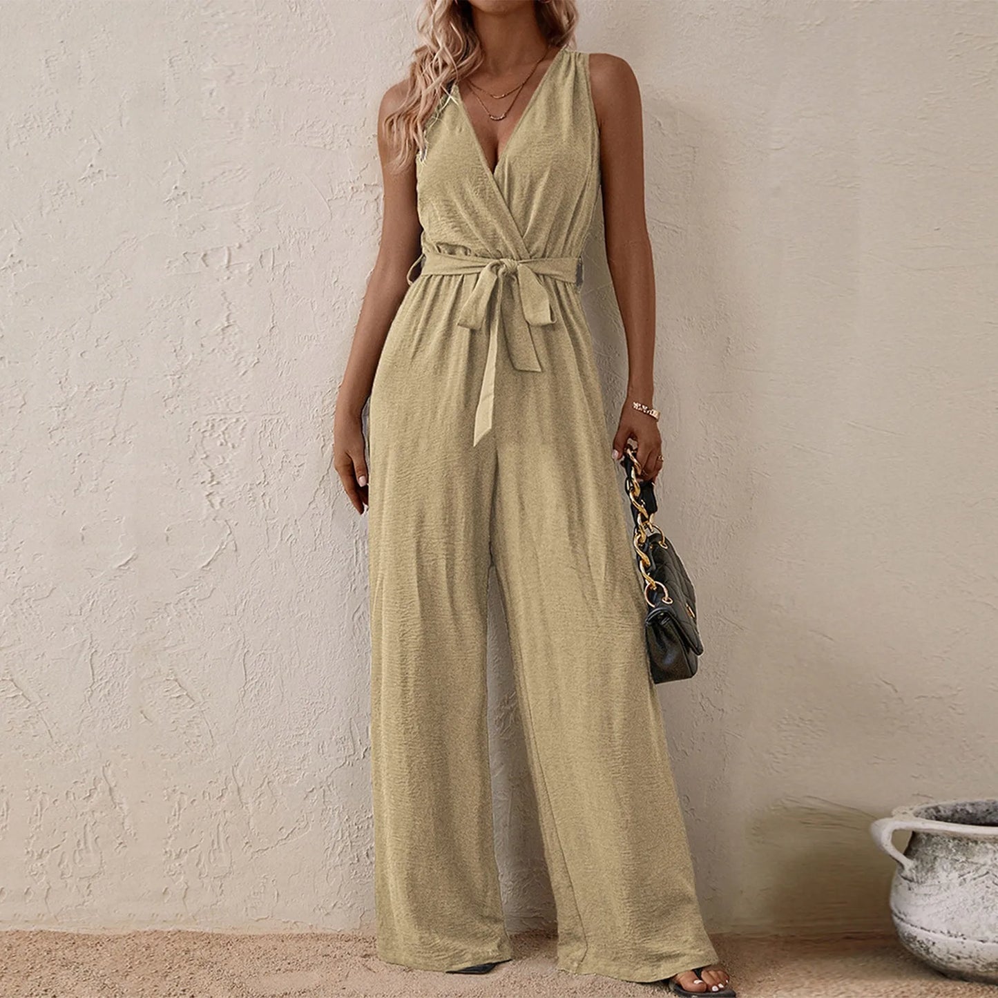 V Neck Sleeveless