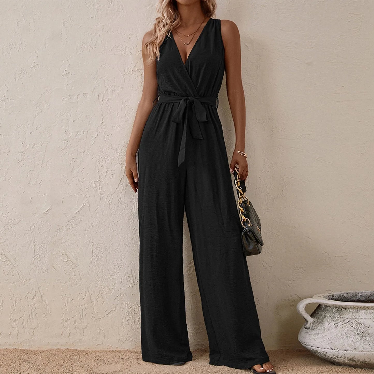 V Neck Sleeveless
