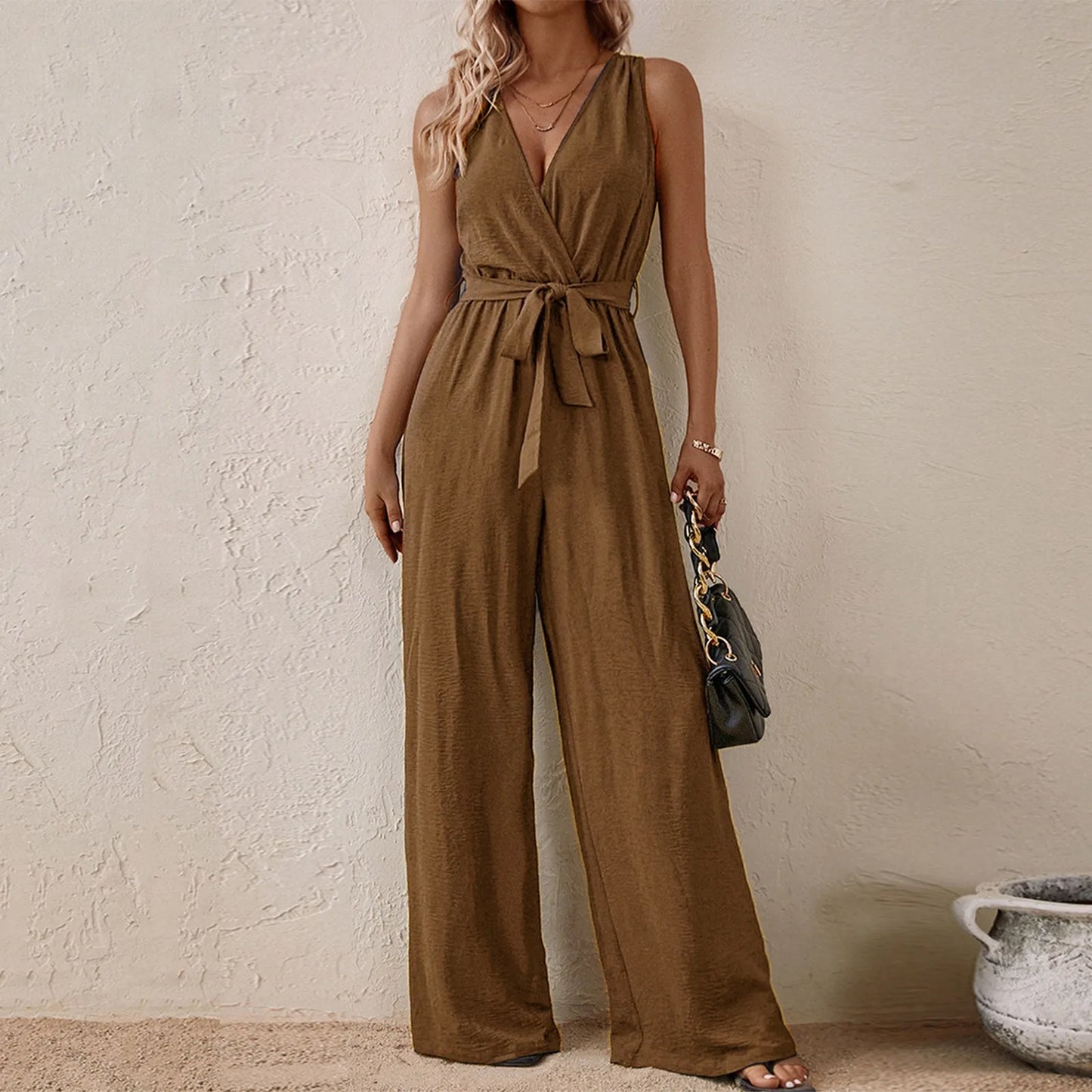 V Neck Sleeveless