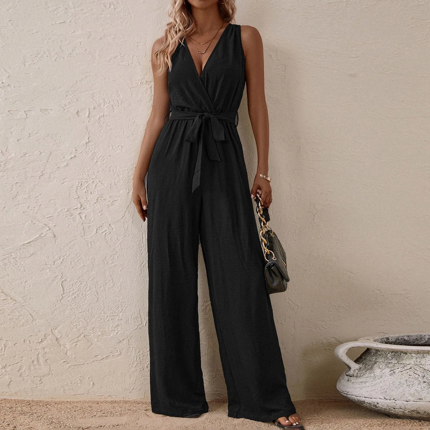V Neck Sleeveless